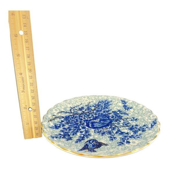 Circa 1880s Hand Painted Farmhouse Decor Country Cottage Plate Dish Set 2 VTG - Picture 8 of 11